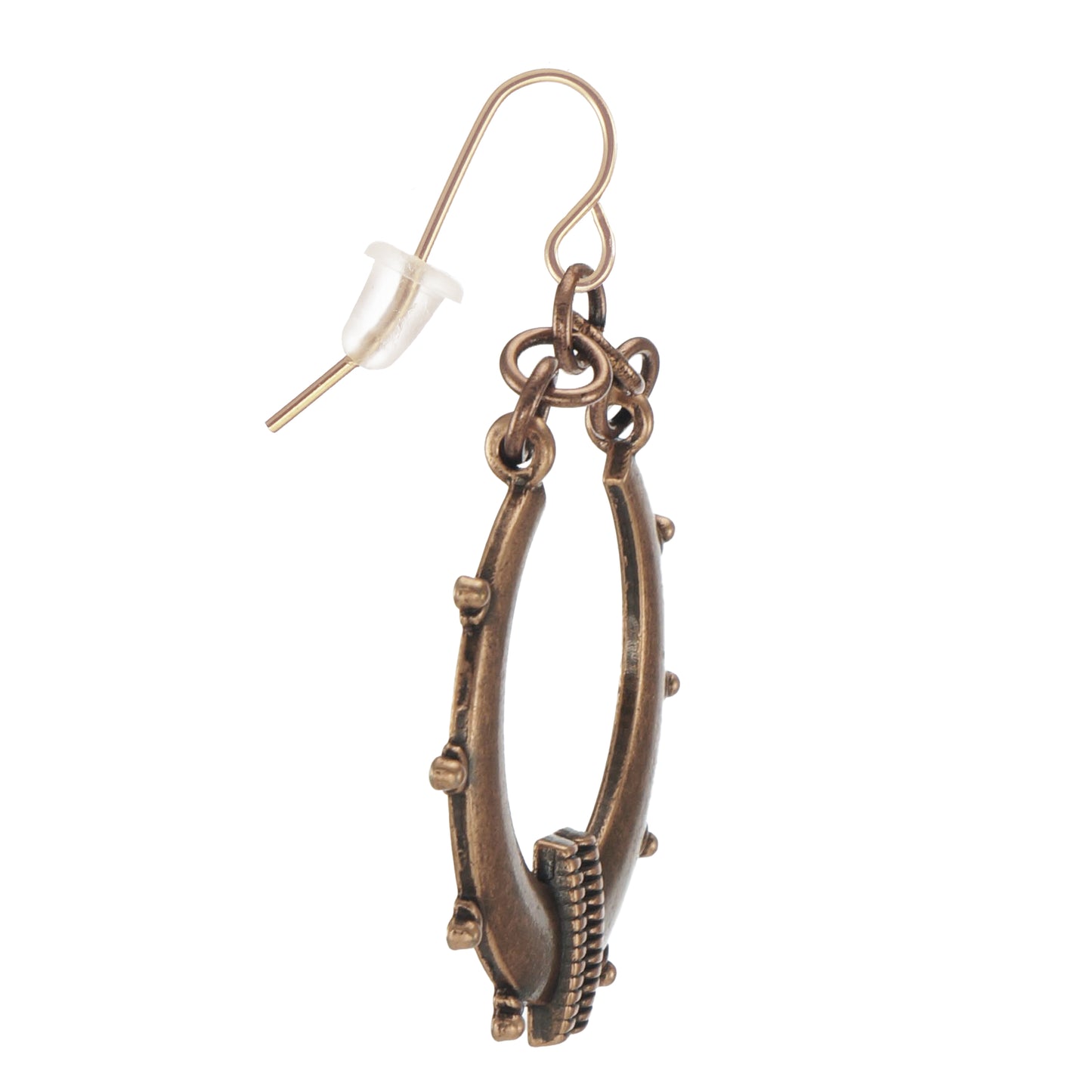Set of 3 Pair Handmade Boho Copper Vintage Statement Dangle Earrings, Rose Gold Earwires