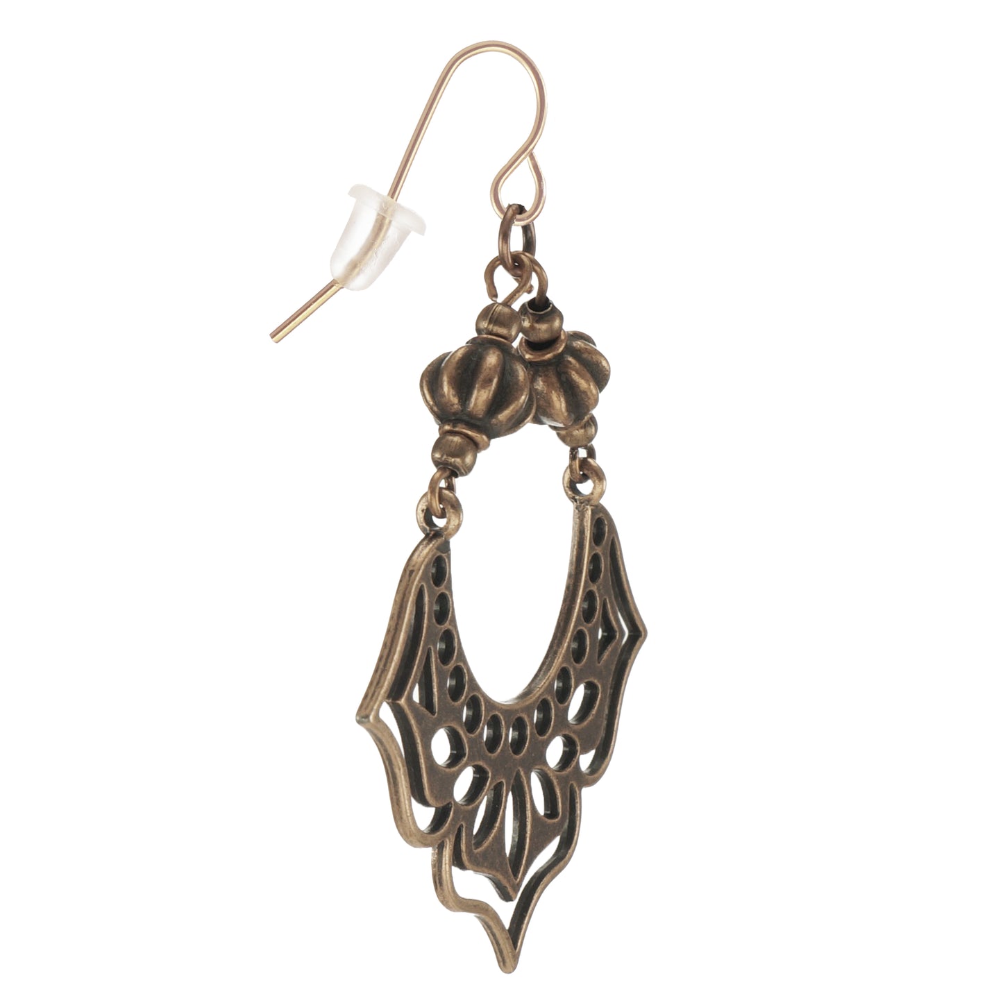 Set of 3 Pair Handmade Boho Copper Vintage Statement Dangle Earrings, Rose Gold Earwires (Copy)