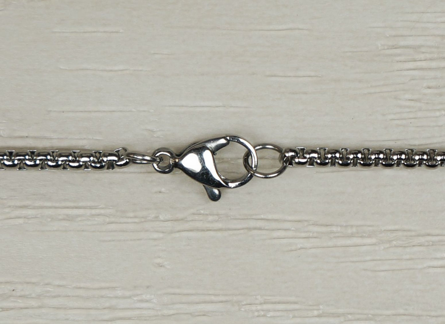 Intricate Highly Detailed 2-D Yin Yang Dragon Pendant, Stainless Steel Necklace, Length Choices